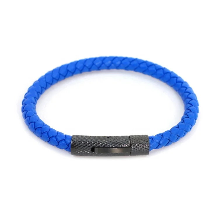 FLOWER SEVEN 7304 Hot selling Fashion Jewelry Woven Leather Bracelet for Men and Women Italian Cowhide Rope Charm Bracelet