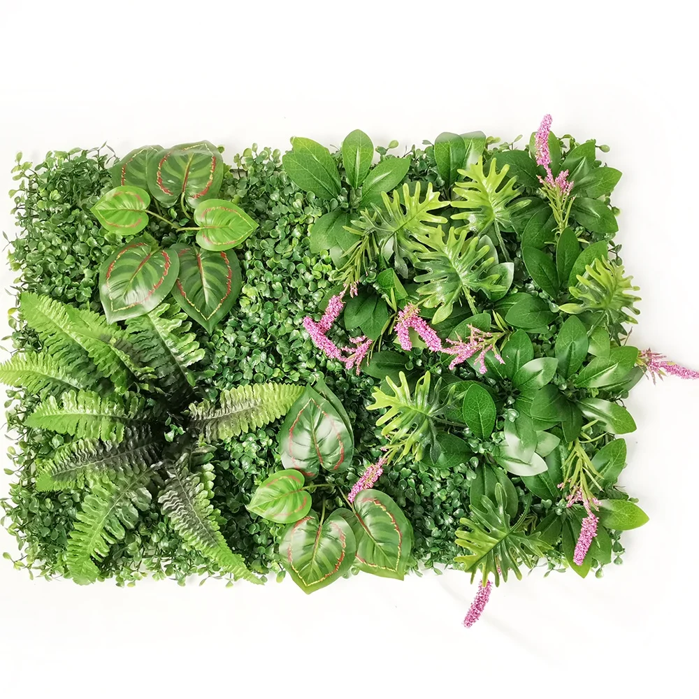 
High Quality Manufacture Plastic Artificial Boxwood Hedge Artificial Green Grass Wall For Garden/Shop/Hotel Decoration 