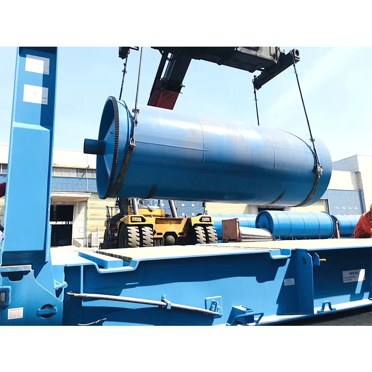 Non-pollution waste tyre pyrolysis machine to Diesel Oil and Gasoline