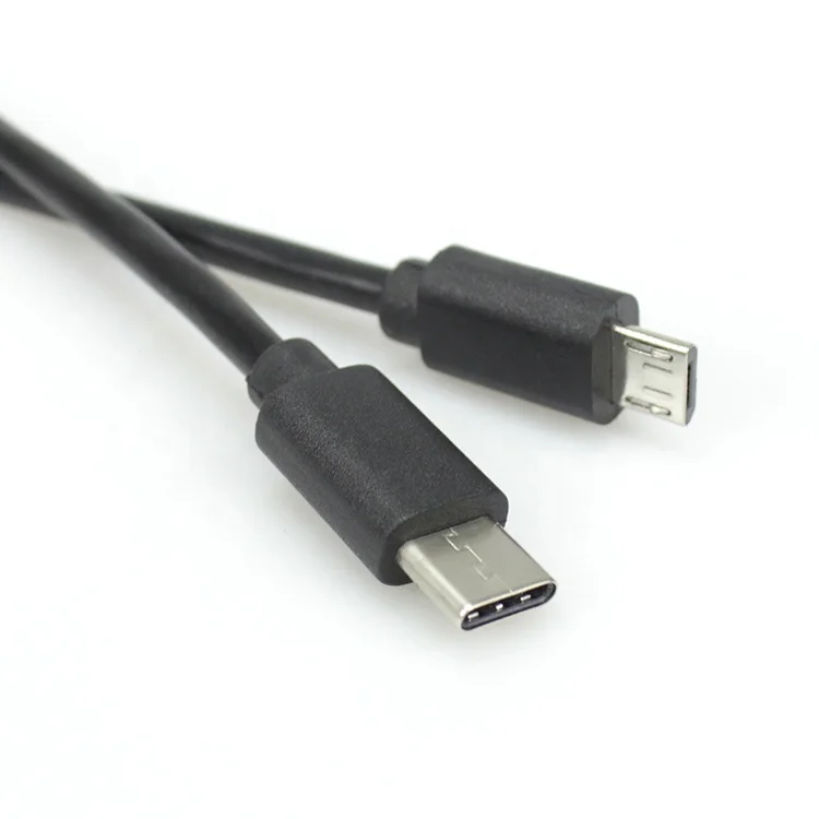 Micro USB Male to Type-c Male Data Cable