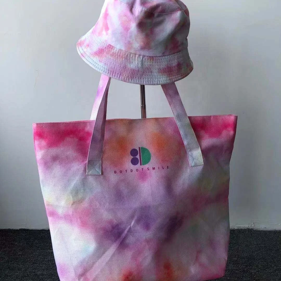 
Lulu lucy Wholesale Ombre Printing Beach Hat with Bag set 