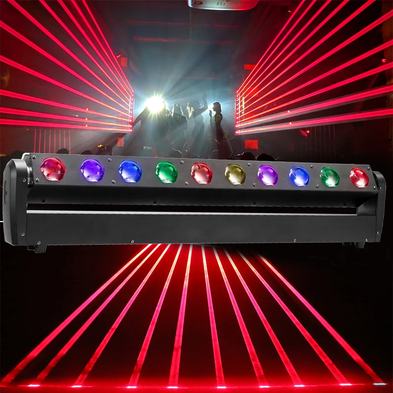Лидер продаж светодиодный прожектор luces pixel dj сценическое освещение оборудование dmx 40 Вт * 10 шт. rgbw с заточенным лучом Подвижная