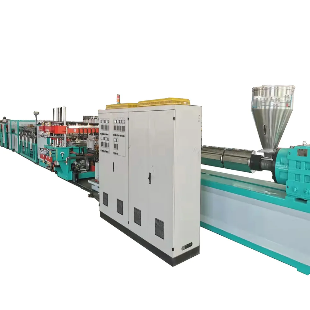 PP PE Polypropylene Hollow Sheet Extrusion Line Hollow Grid Sheet Board Profile Making Machine Line