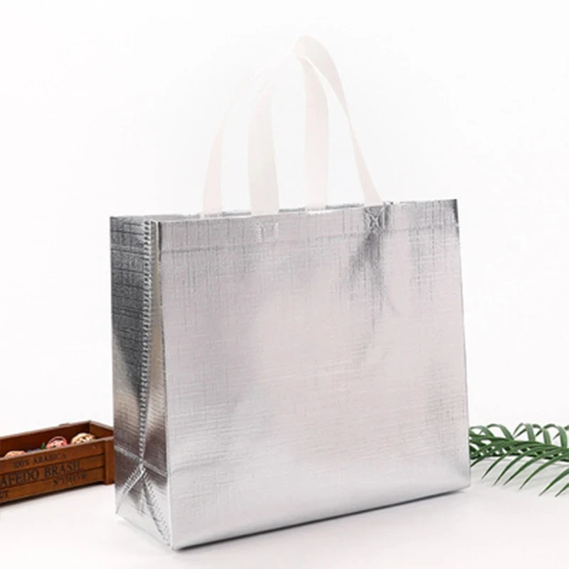 Custom Reusable Recycle Waterproof Shopping Promotion Gift Non Woven Shopping Bag for Guest