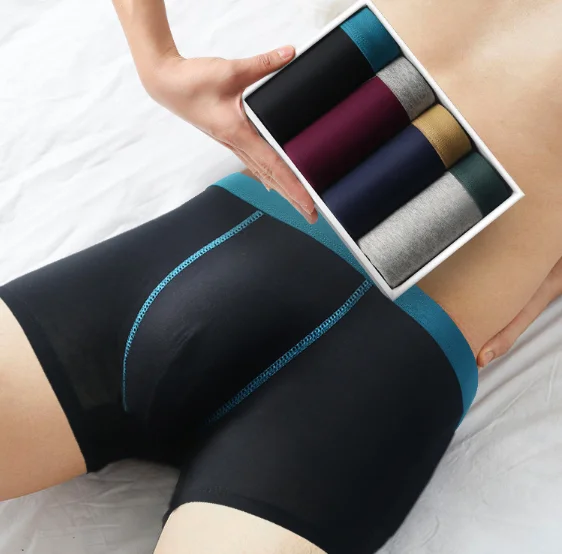 Man Under Wear Manufacturer Para Hombre Bamboo Fiber Boxer Underwear Boxer For Men