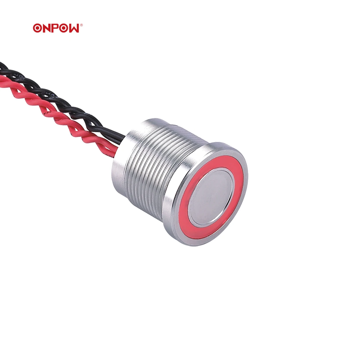 High qualified switch made since 1988 (CE, ROHS) 16mm 1NO momentary SS metal illuminated piezo touch switch ip68