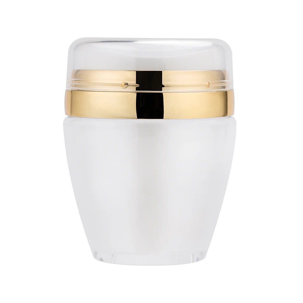 New Design 30ml 50ml Drum Shape Cosmetic Airless Jar
