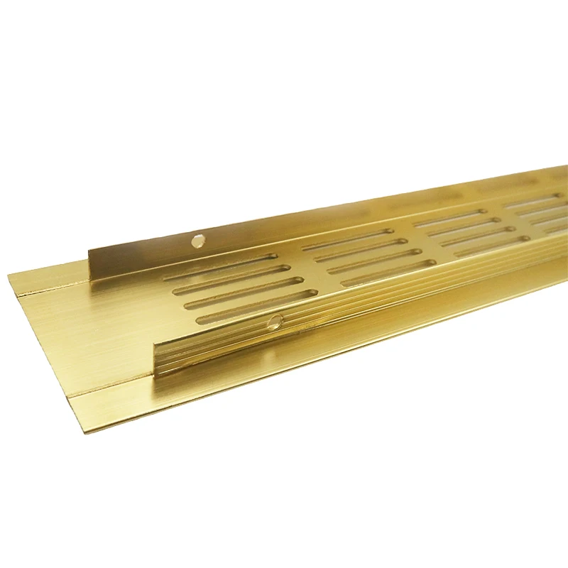 JIAXIN 50mm width aluminum air ventilation grille for kitchen cabinet cupboard and office desk