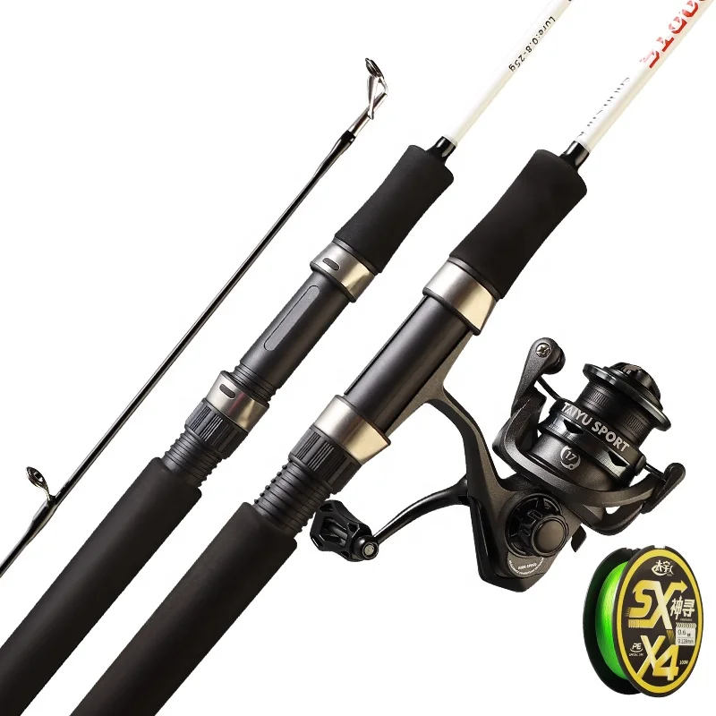 Palmer 1.5m 1.8m 4 colors ultra light ice fishing rod blanks strong heavy ice rods plastic ice fishing rod and reel combo