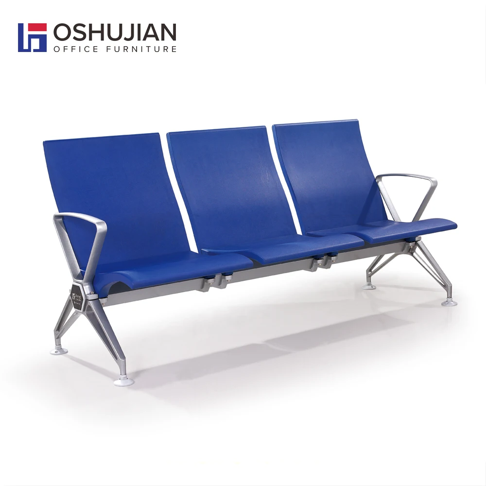 Waiting area 4 seat airport bench airport hospital medical waiting area lobby room PU waiting chairs