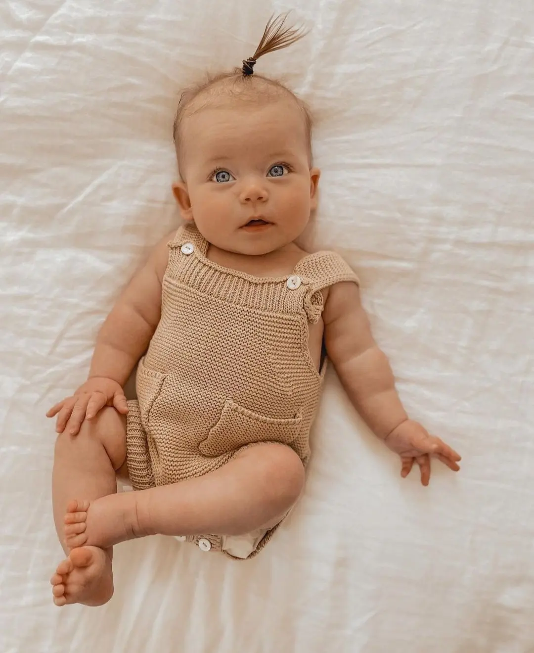 Mildream Autumn cute baby 100% cotton romper infant knitted stripe rompers Ins toddlers girl boy sweater rompers