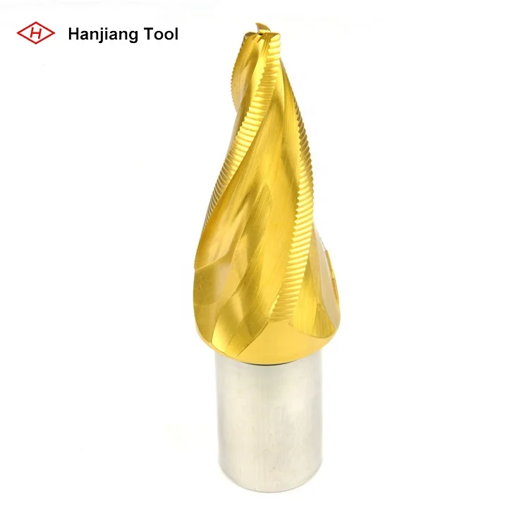 Straight and helical flute HSS carbide milling tools cutter