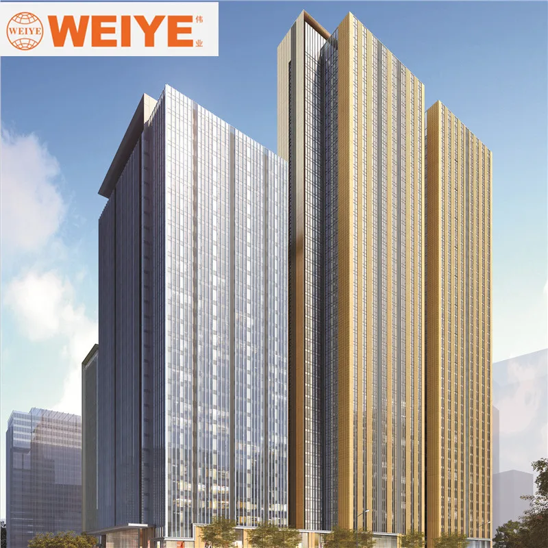 
factory provide design details for invisible glass aluminum curtain wall of cost square meter 