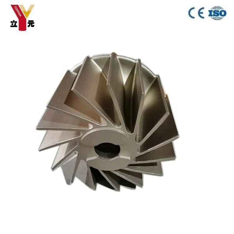 Hebei Liyuan  copper castings brass All kinds of hardware product open double pump impeller impeller pump