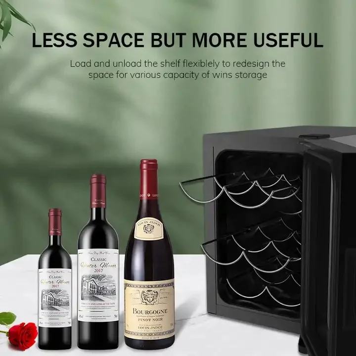 Hot Sales 16L Capacity Electric Wine Cooler Portable Mini Fridge with LED Display and Temperature Control for Hotel & Car Use