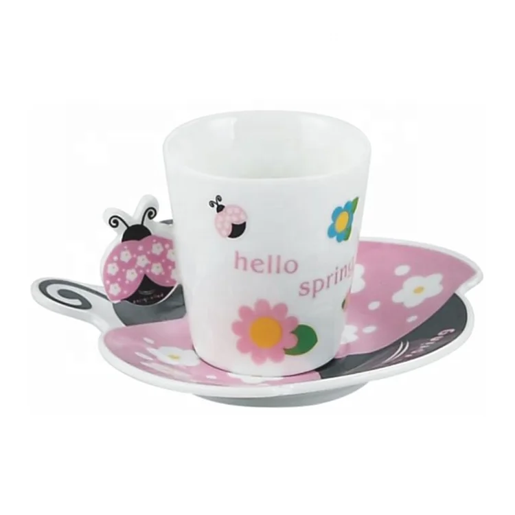 coffee cup with saucer 90cc 12 pcs