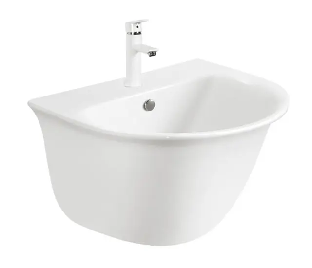 Сантехника Casa, белая раковина, Керамическая маленькая раковина для ванной комнаты, Настенная раковина