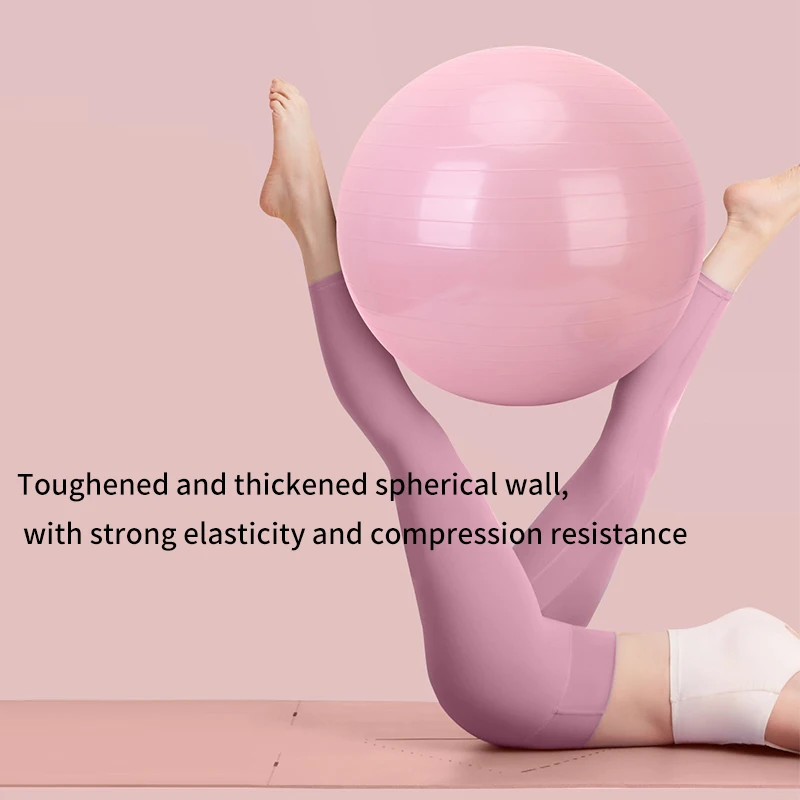 New Product Explosion yoga PVC exercise gym ball Custom logo for working out yoga balance ball
