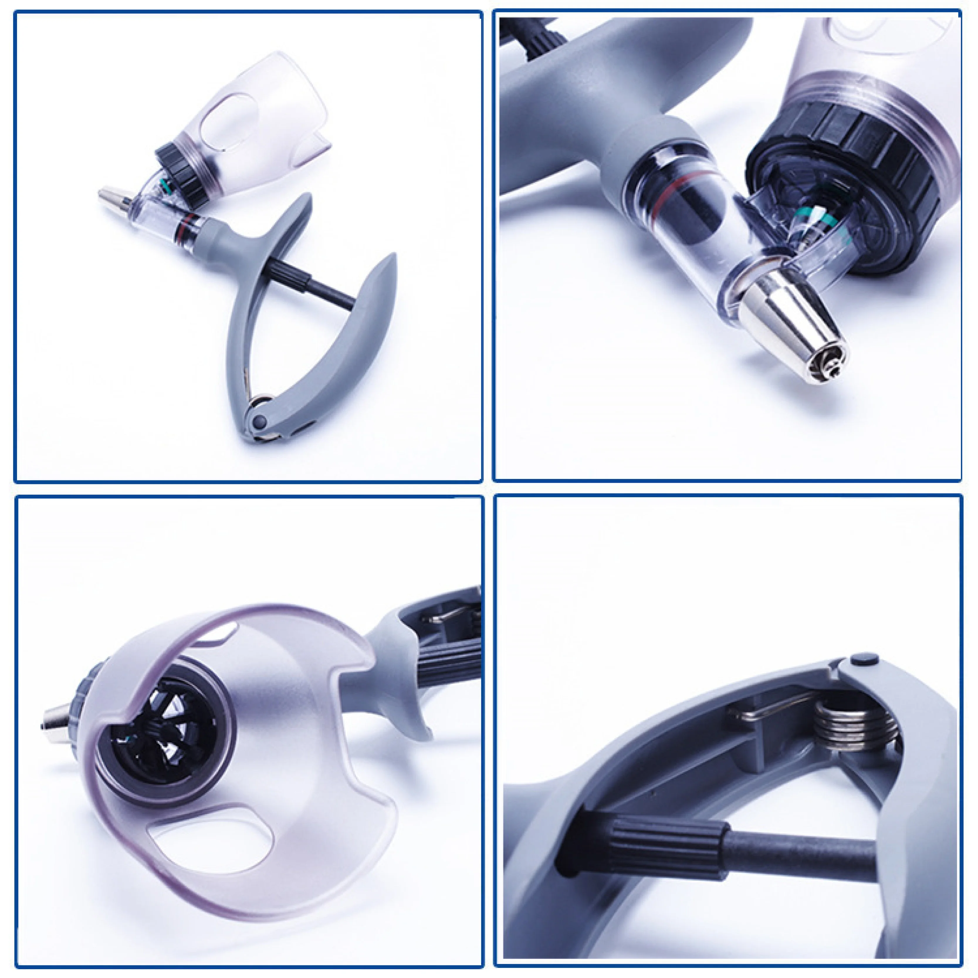 Veterinary Automatic Syringe with Continuous Plastic Steel Syringe