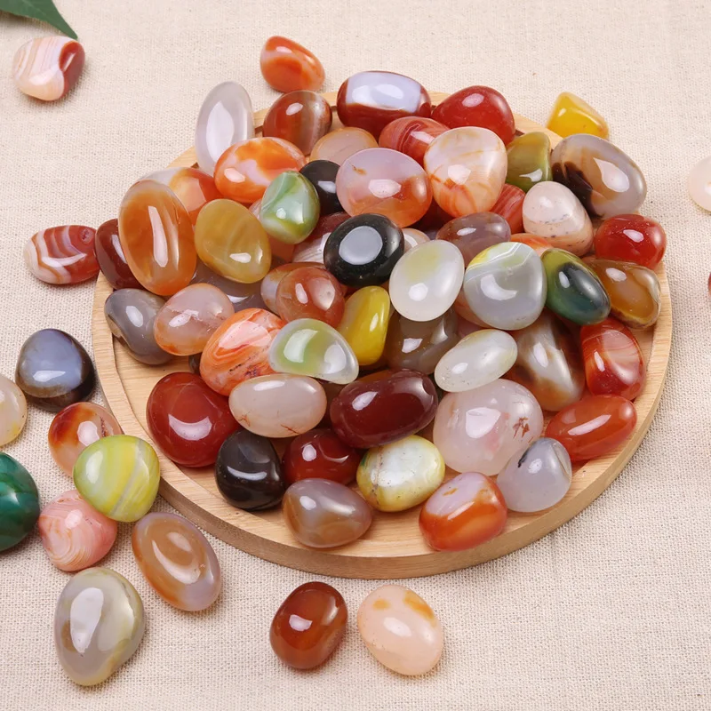 Natural Gemstone Crystals Healing Stones Variety Clear Rose Quartz Amethyst Crystal Tumble Stone