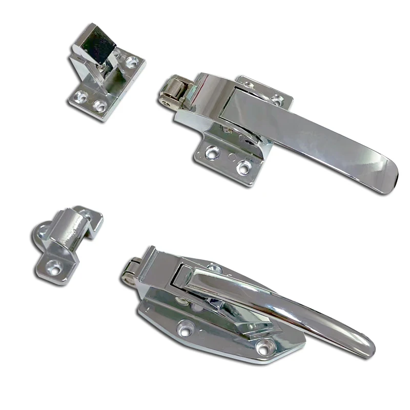 Handle Oven Cold Door Lock 1050-1061 Freezer Lock Oven Buckle Flat Door Steamer Seafood Cabinet Handle Cold Room Door Latch