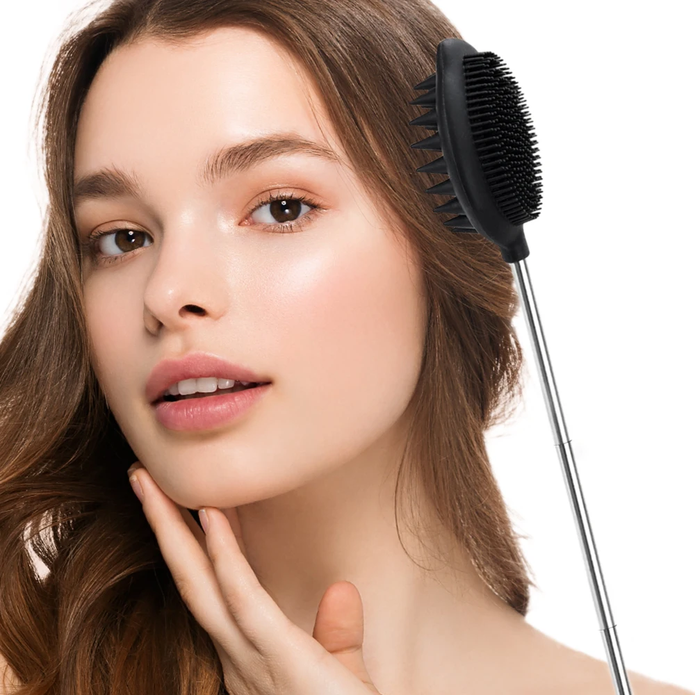 2023 New Arrival Double-head Silicone Face Mask Brush Soft Face Mask Facial Cleansing Brush Bath Skincare Applicator