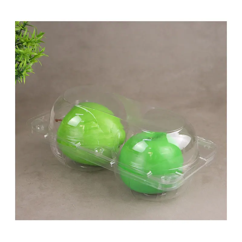 Custom PET Fruit Box Packaging Plastic Container Eco Disposable Clear Food Grade Custom Plastic Box