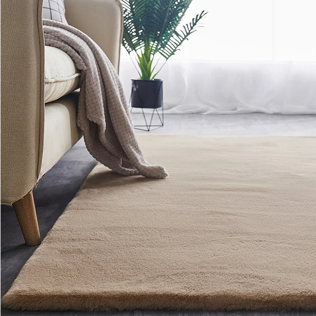 Click Fuzzy Plush Fur Turkey Carpet Factory Manufacturers High Pile Round Rug Rectangle Area Rug For Bedroom