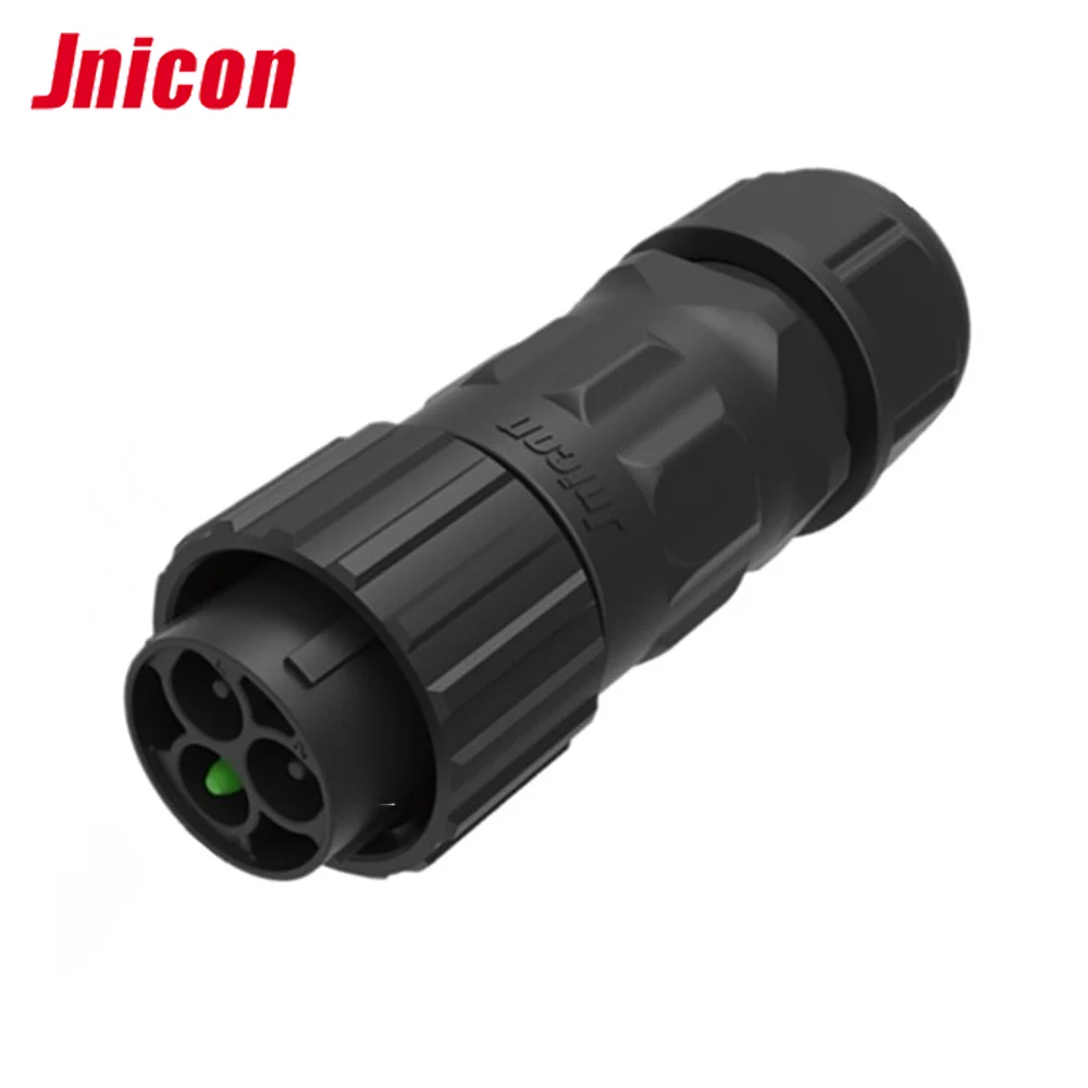 Jnicon 80A 600V plastic electrical socket plug 2 pin 3 pin IP67 waterproof female socket male connector