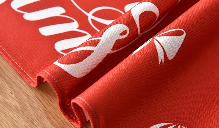 Wholesale Christmas Table Runner Decorative Home Dining Printed for Rectangle