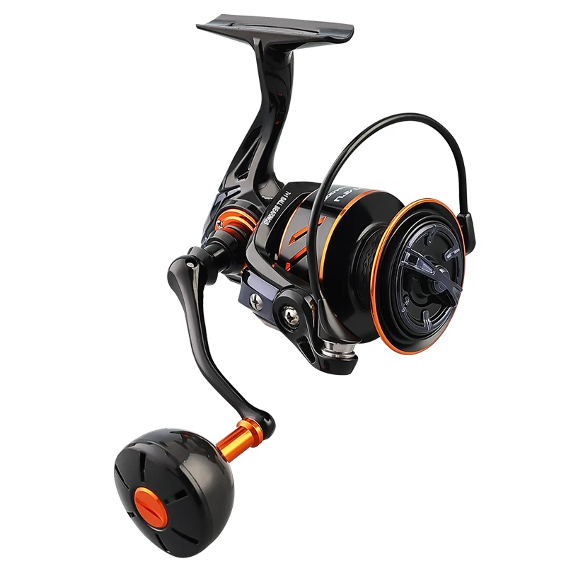 1500# 2500#Spinning Fishing Reel 5.9:1,5.1:1 7-12kg 7+1BB Orange And Black Composite Spinning Reel For Fishing