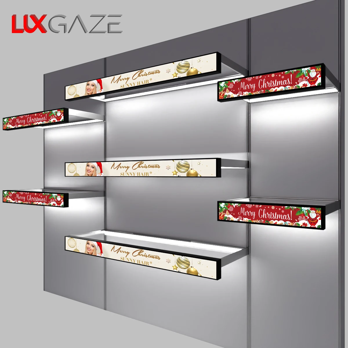 LuxGaze 28 5 23 1 дюймов ЖК-дисплей ультра широкая полка рекламный экран Android инфракрасный сенсорный растянутый бар дисплей для супермаркета