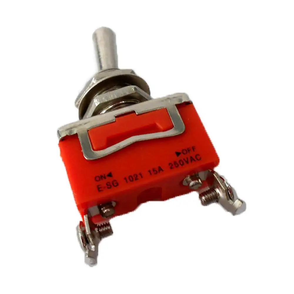 E-TEN1021 15A 250 В AC 2PIN ON-OFF 12 мм тумблер коромысла