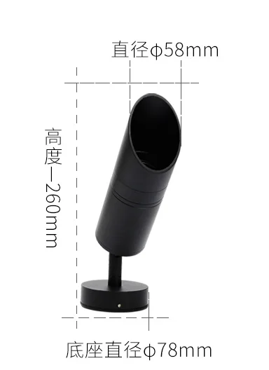 High Quality Waterproof IP65 MR16 GU10 LED Garden Spot Spike Light