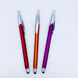 Cheap Ballpoint Multi Function Board Led Logo Plastic Pen Touch for Smart Phone or Tablet