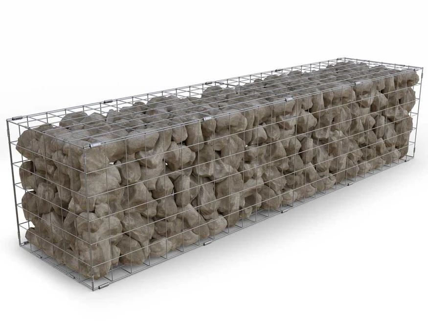 Decoration hardware welded gabion retaining walls blocks 2x1x0.5m gabion wire mesh net box gabion basket stone cage garden fence