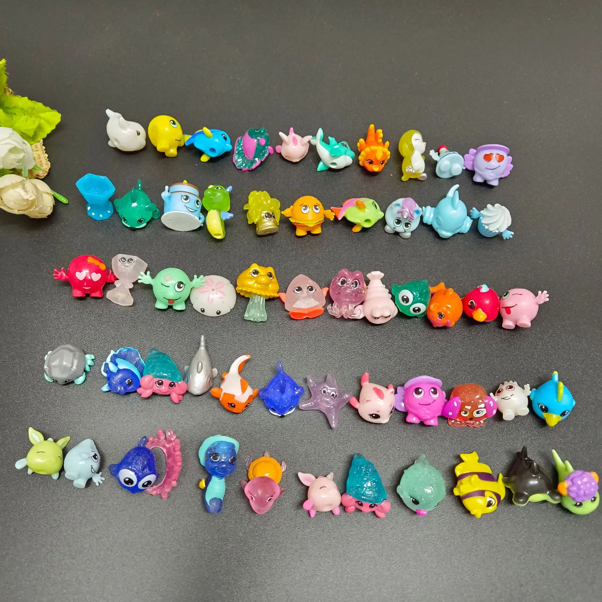 T1115 Multiple marine animal soft rubber underwater creatures promotional gifts figurines cartoon ornaments Toys