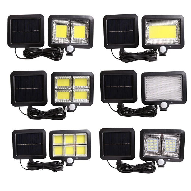 Aliot Solar Motion Sensor Lights Outdoor Super Bright Waterproof flood light LED Solar Powered Wall Lamp for Street