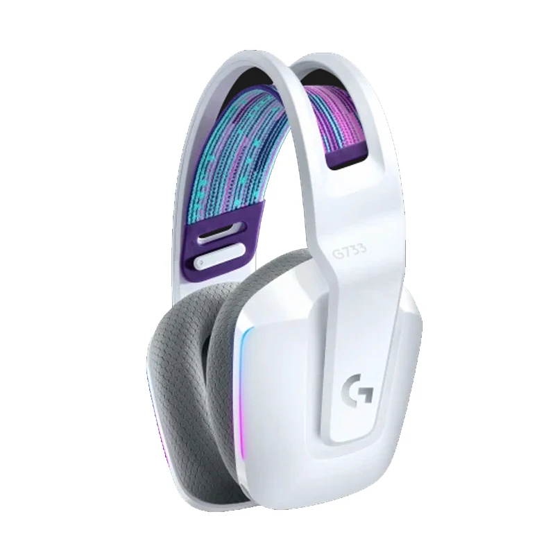Original Logitech G733 LIGHTSPEED Wireless RGB Gaming Headset X 2.0 surround sound PRO-G DTS Headphone For Computer Gamers