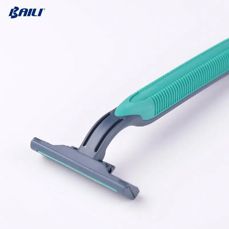 Custom Single Barber Half Blade Shaver Medical Mini Biodegradable Wheat Straw Two Blades Production Line Disposable Salon Razor
