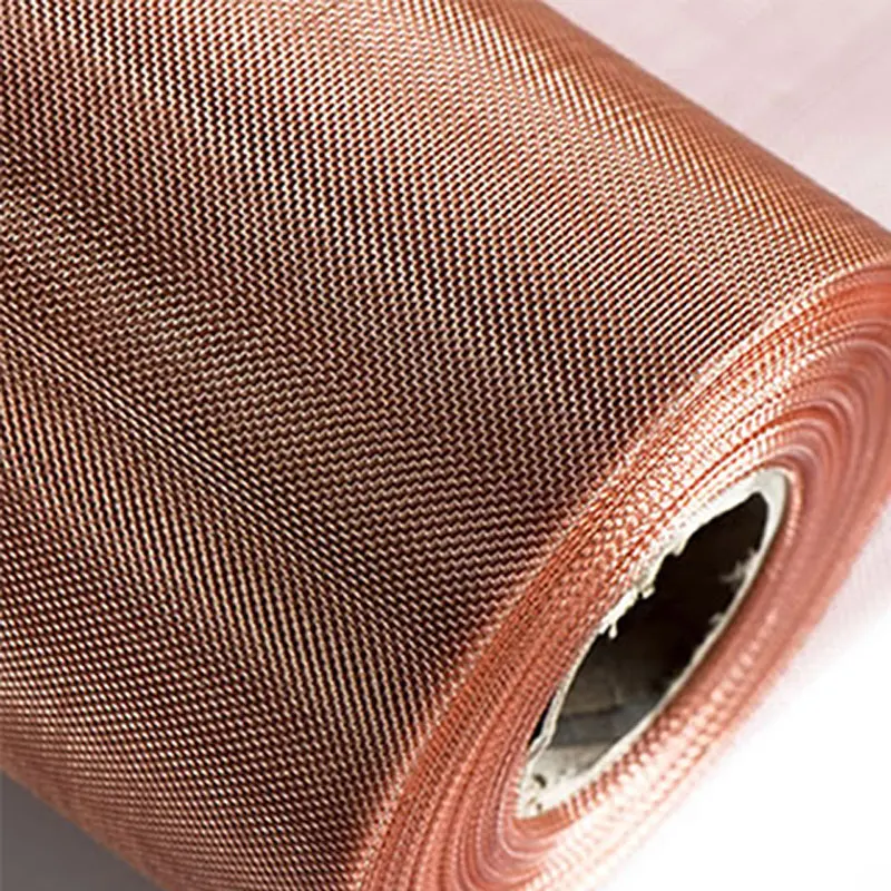 Red Copper Plain Woven Wire Mesh for Filtering