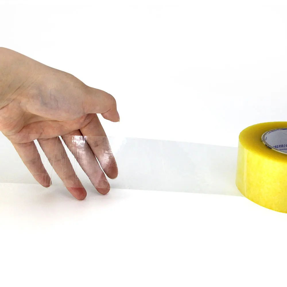 52mic Strong Acrylic Adhesive Bopp Tape Clear Bopp Carton Packing Sealing Tape For Warehouse Office Use