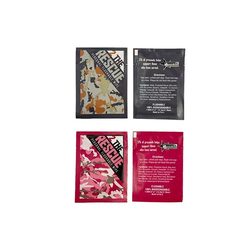 Private Label biodegradable Intimate Wet Wipes Custom Men Women Female Toilet Flushable Wipes For Cleaning