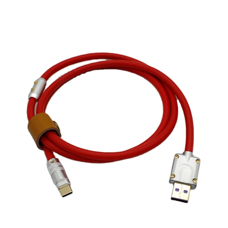 soft silicone  5A quick charging usb to type-c  huawei charger data cable for mobile Phone