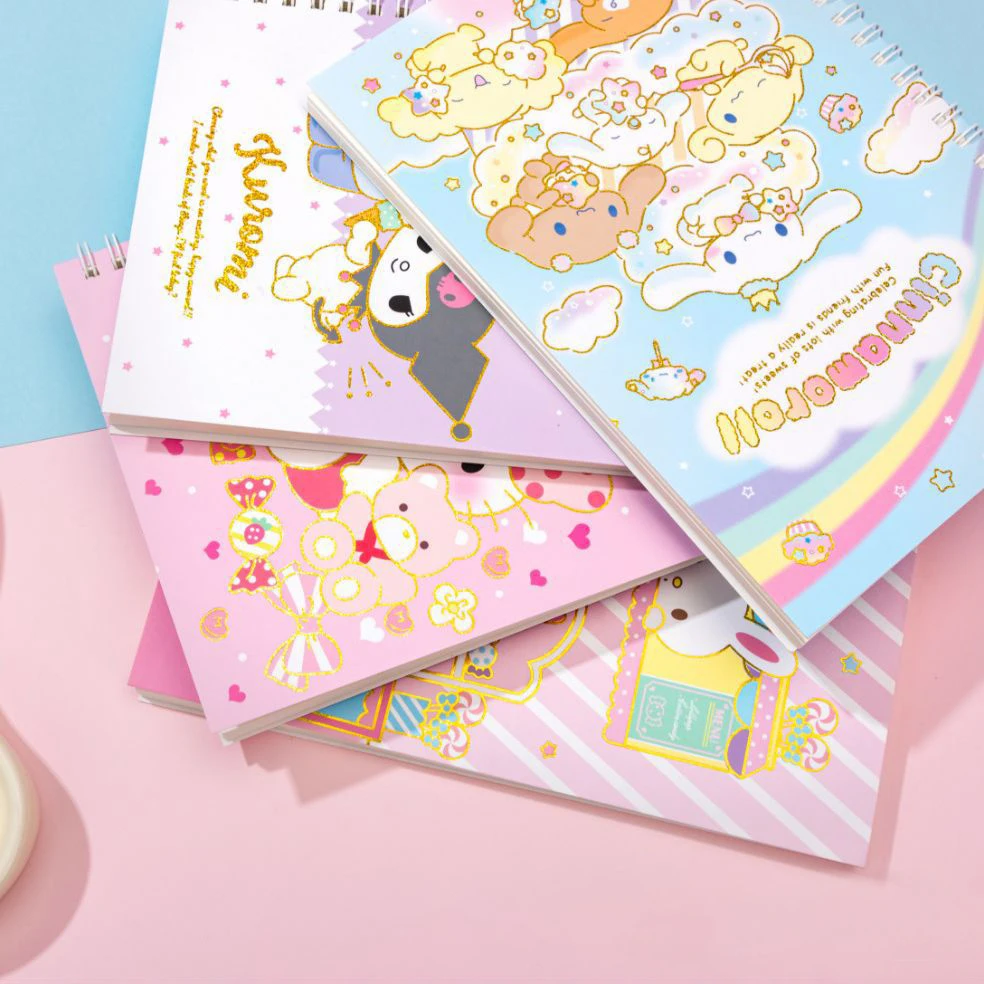 Baoyu Kulomi Cinnamoroll cartoon girl  notebooks for students hardback notebook hardcover spiral  notebook high school