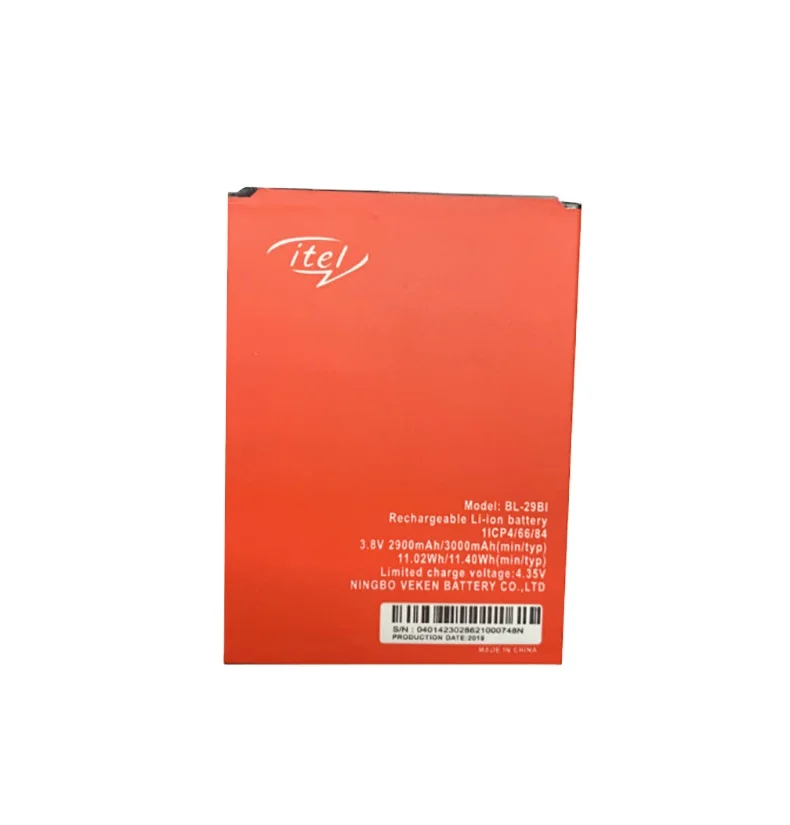OEM high quality phone battery for Itel BL- 29BI 3000mAh