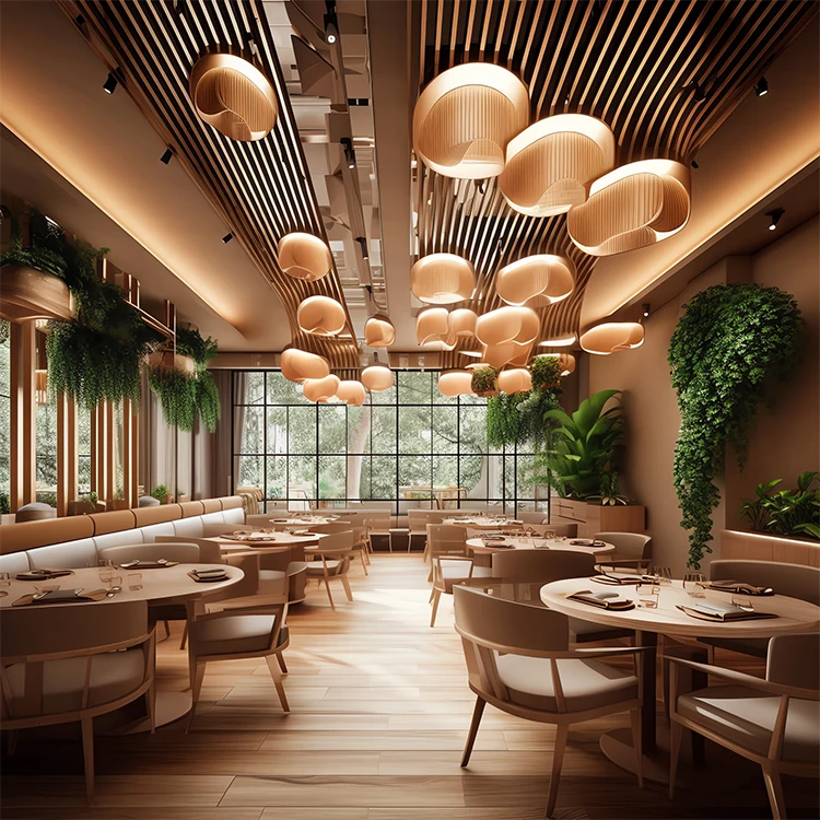 Modern hotel restaurant furniture dining table set solid wood frame dining table and chair for 4 6 8 seater luxury