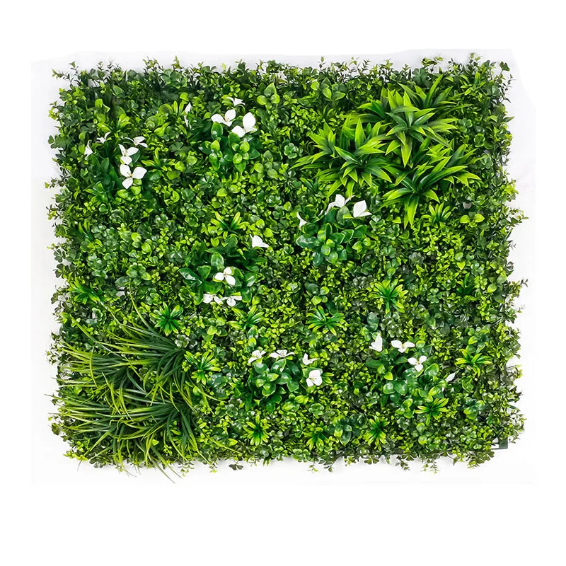 High Quality Artificial Wall Grass Anti UV Background Decoration Indoor Outdoor Plastic Lawn Green Grass Wall