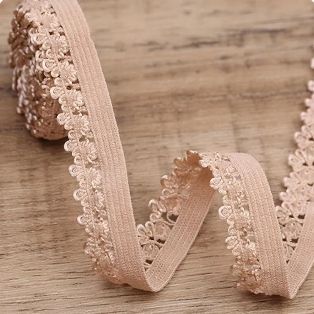 Elastic High-stretch Nylon Tooth Thin Knitted Underwear Trim Elastic Band for Bra Underwear Pants Shoes Hat