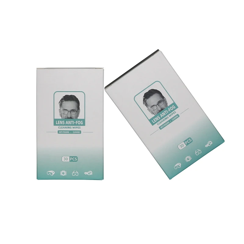 Factory Individual Packaged Protable Lens Wipes Anti fog for Eye